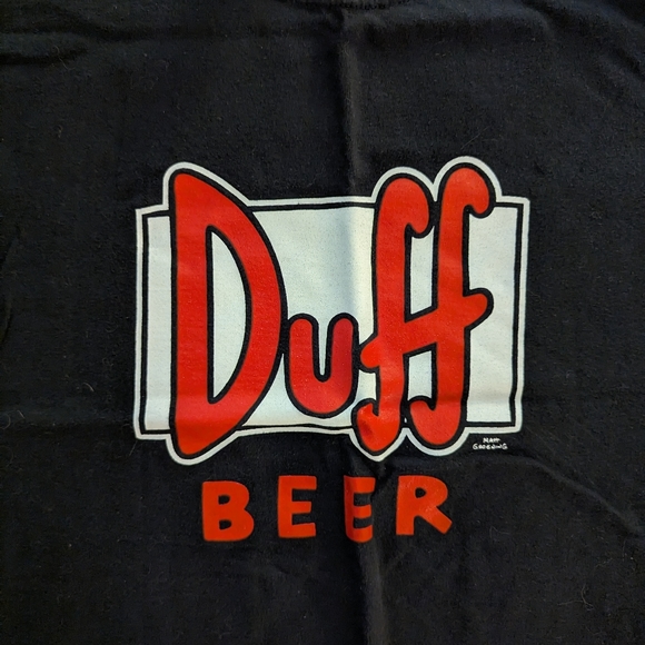 Vintage Simpsons Duff Beer t-shirt - Picture 2 of 4